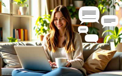 Comment engager la conversation avec une femme en ligne